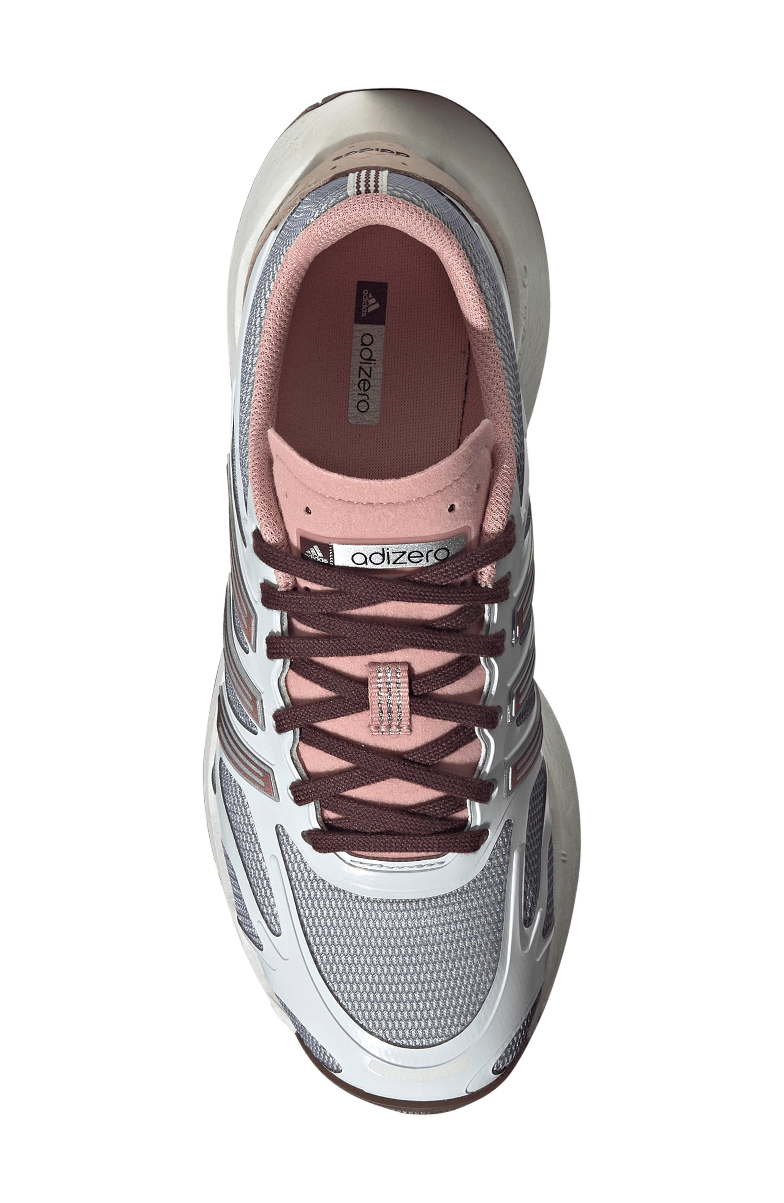 adidas Adizero Aruku Sneaker in Crystal White/ruby/mauve at Nordstrom - 4