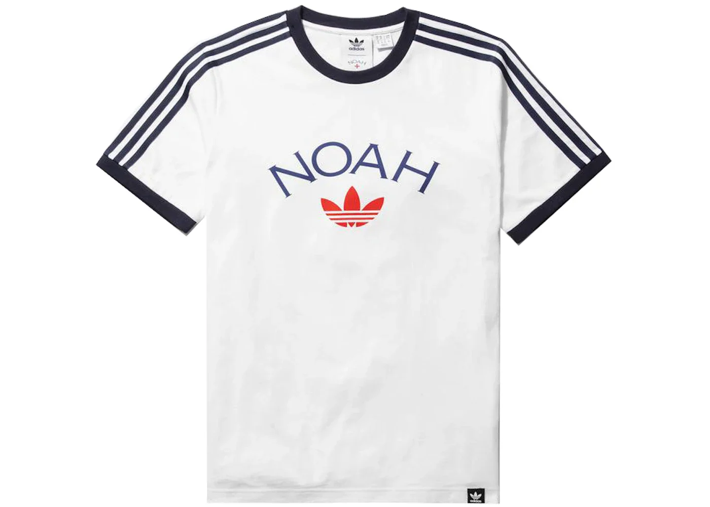 Noah x Adidas Core Logo Ringer Tee White - 1
