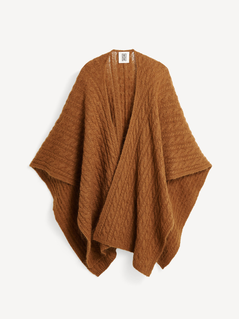BY MALENE BIRGER Kassillas wool-blend poncho outlook