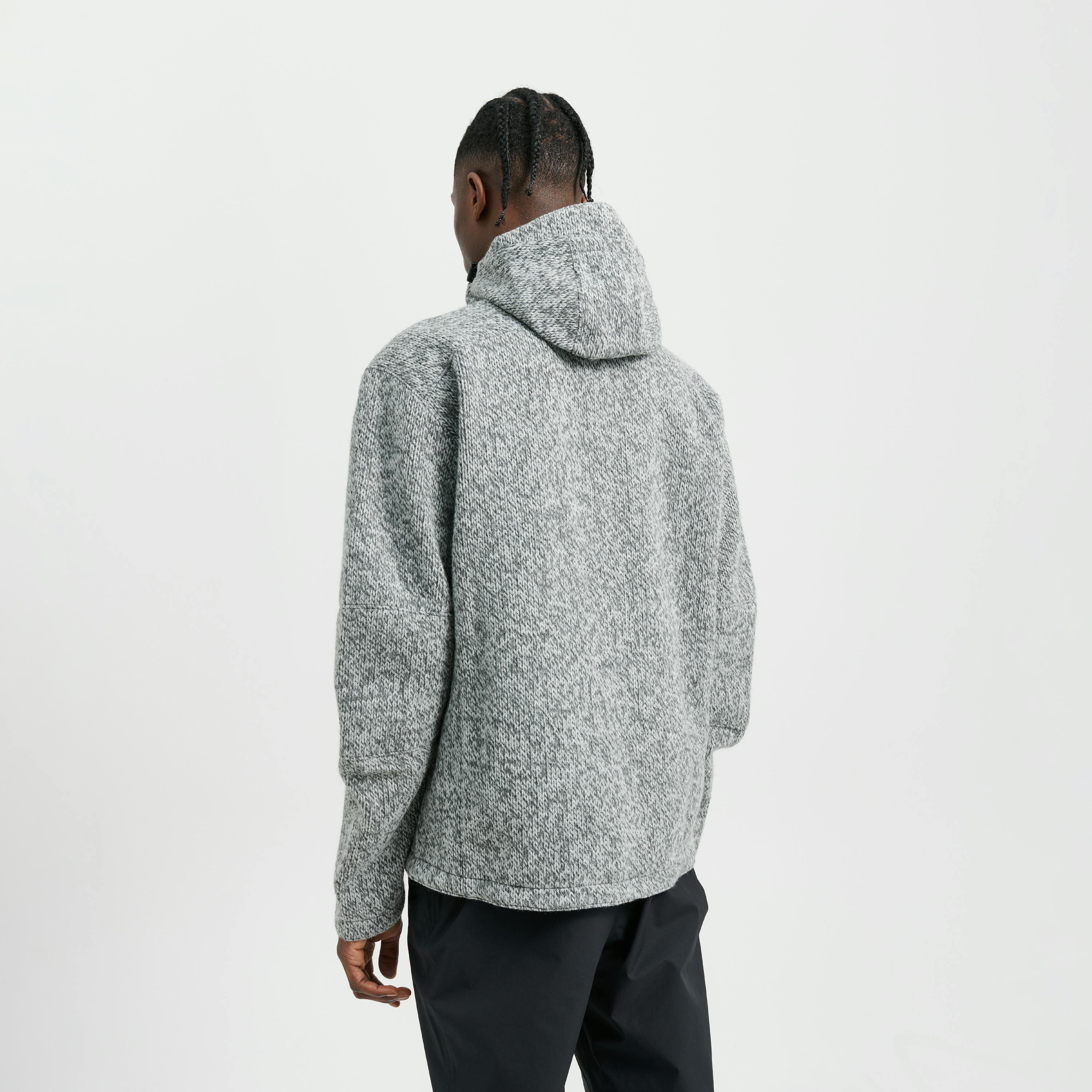 Vindur Fleece lined hooded wool jacket (Unisex) - 4