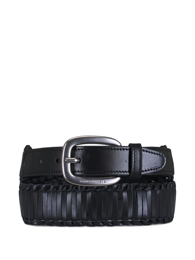 Houston braided leather belt 1