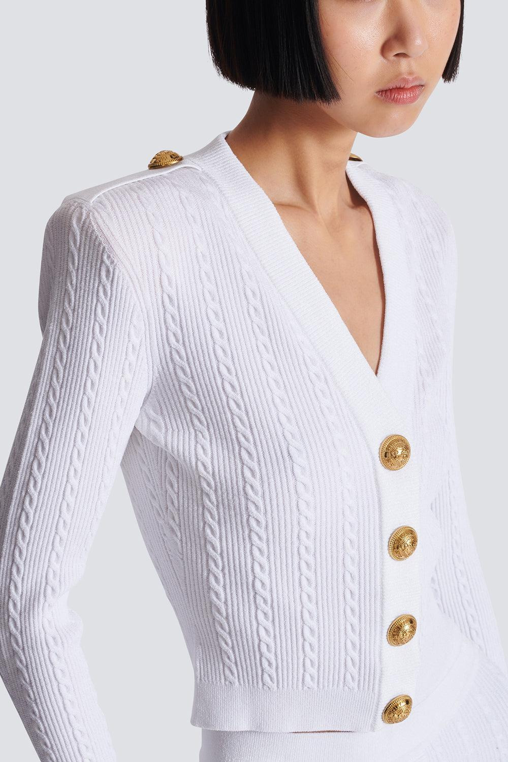 Four Button Cardigan - 6