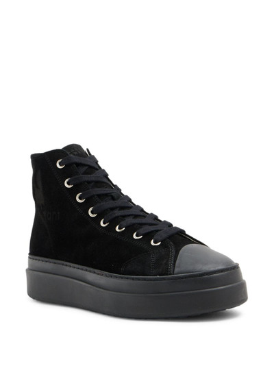 Isabel Marant logo-print hi-top sneakers outlook