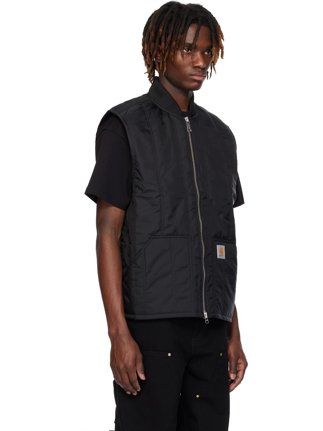 Black Lachlan Liner Vest - 2