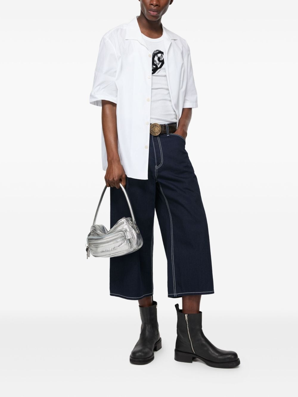 short-sleeve button-up shirt - 2