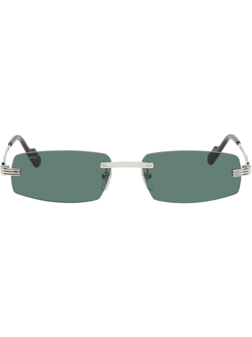 Silver 'Première de Cartier' Sunglasses - 1