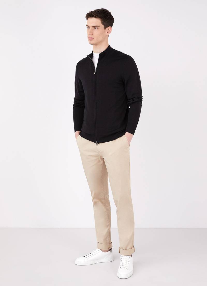 Sunspel Fine Merino Wool Zip Cardigan outlook