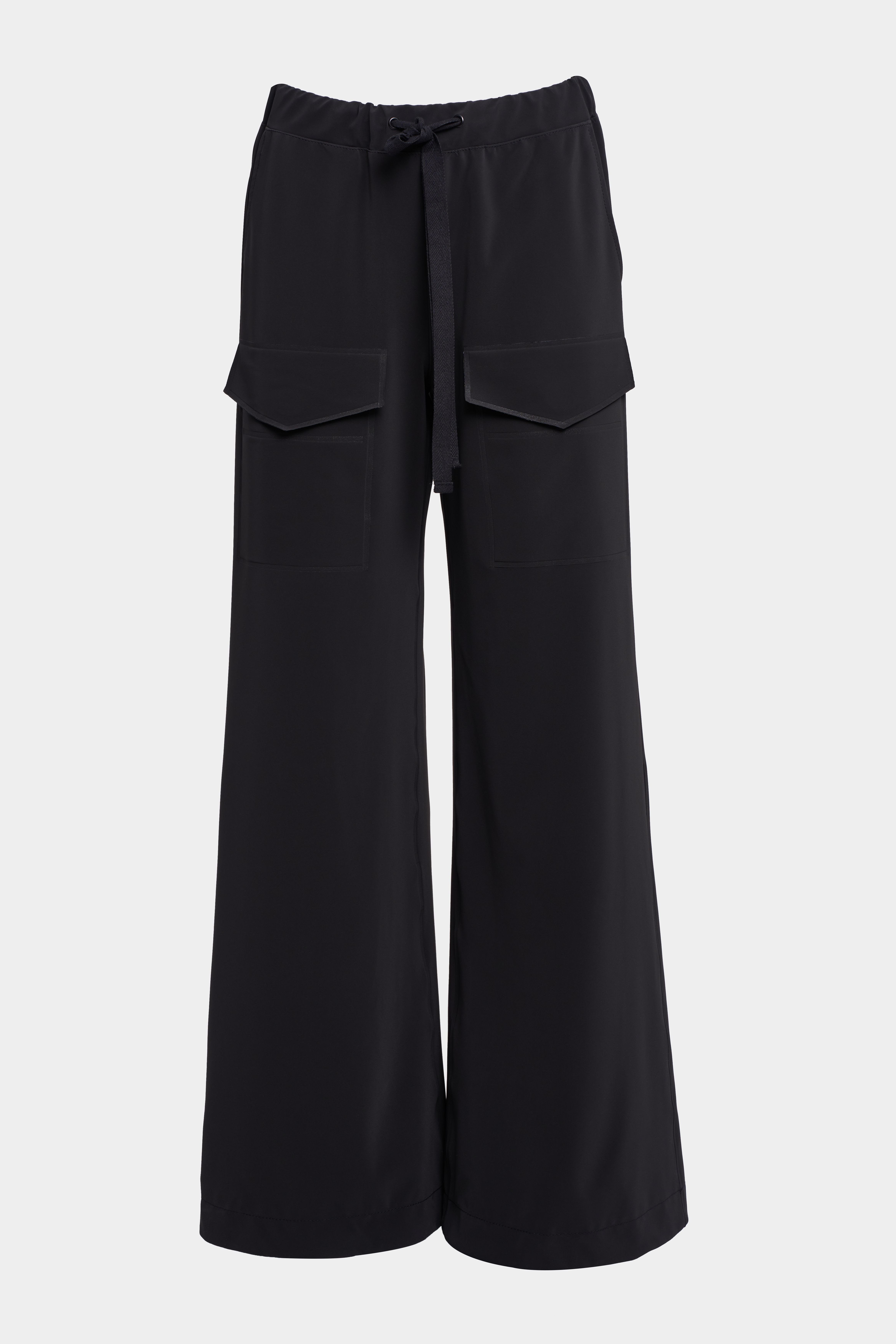 Jarla Matte Trousers Black - 1