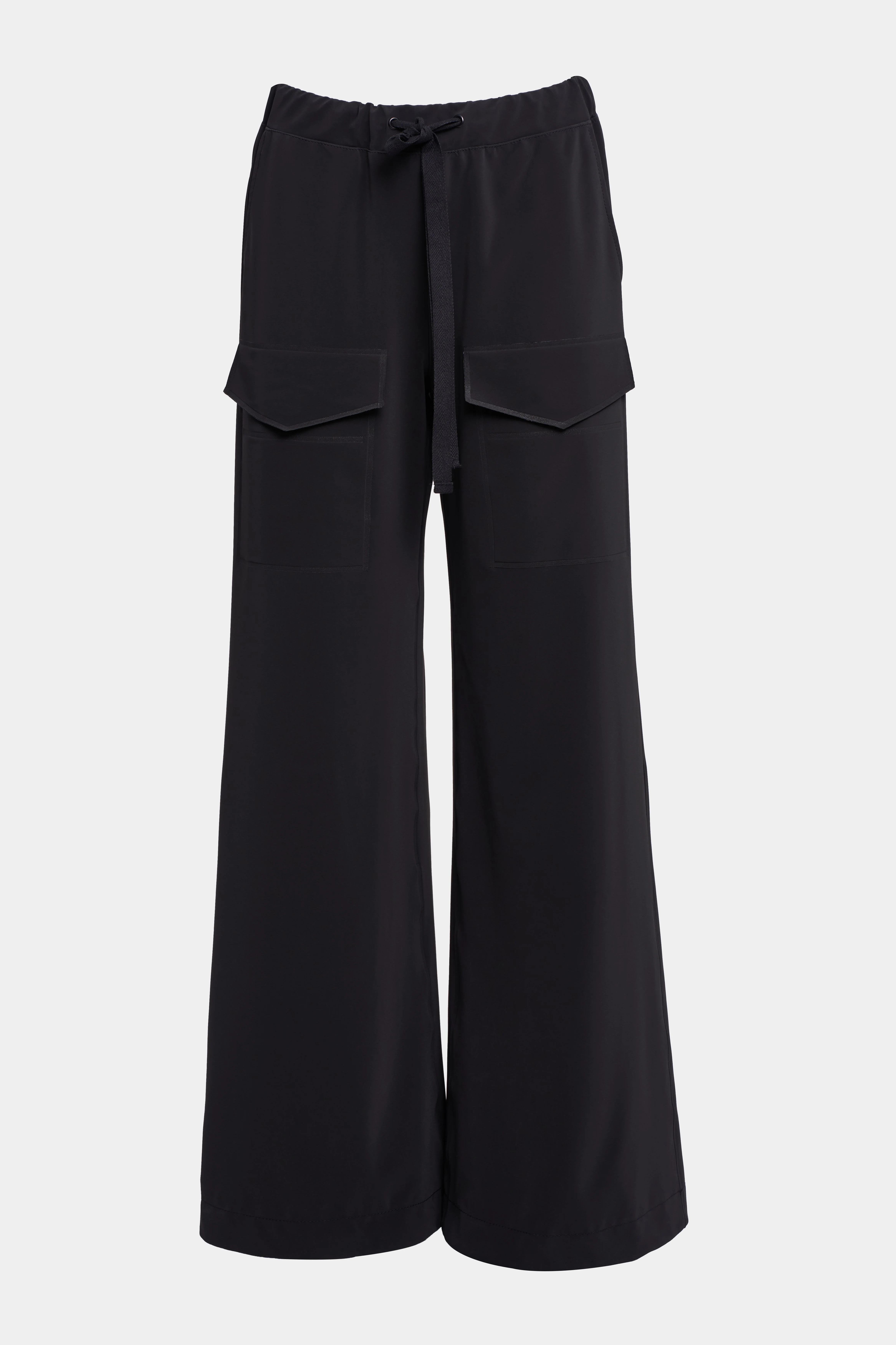 Jarla Matte Trousers Black - 1