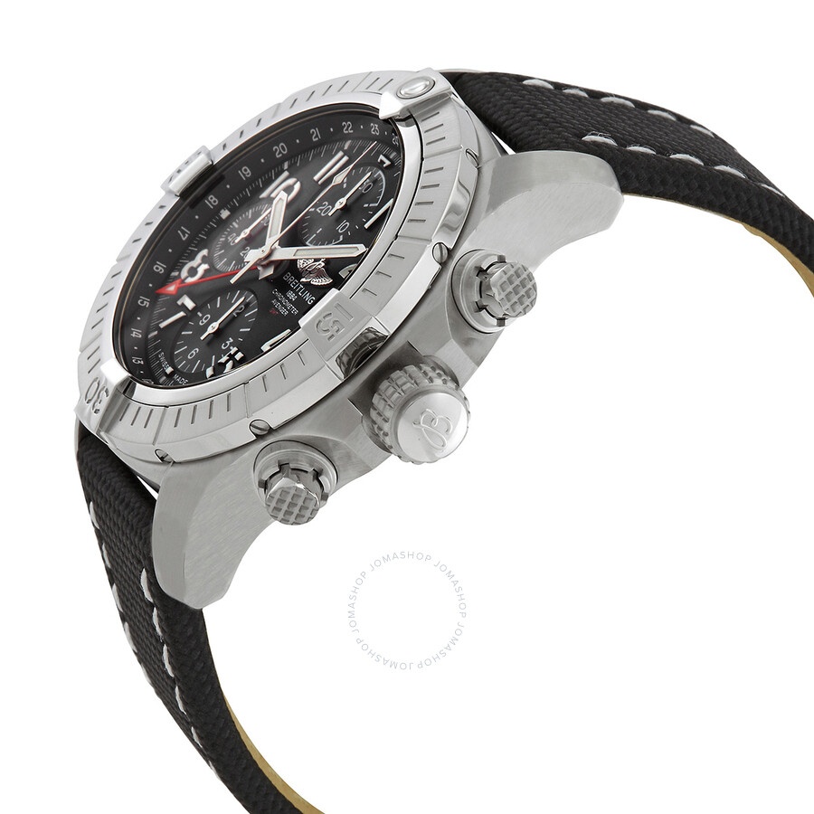Breitling Avenger Chronograph GMT Automatic Chronometer Black Dial Men's Watch A24315101B1X2 - 2