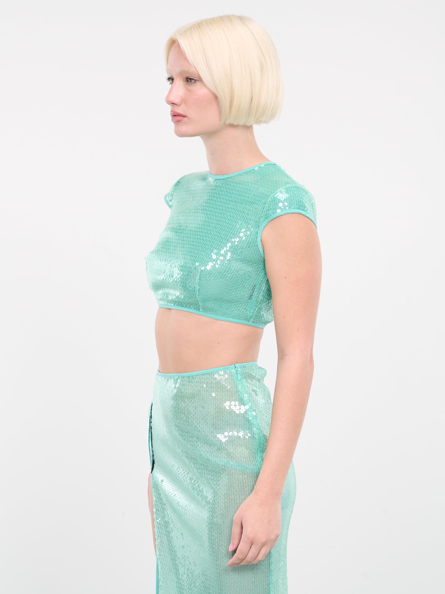 Sequin Crop Top - 2