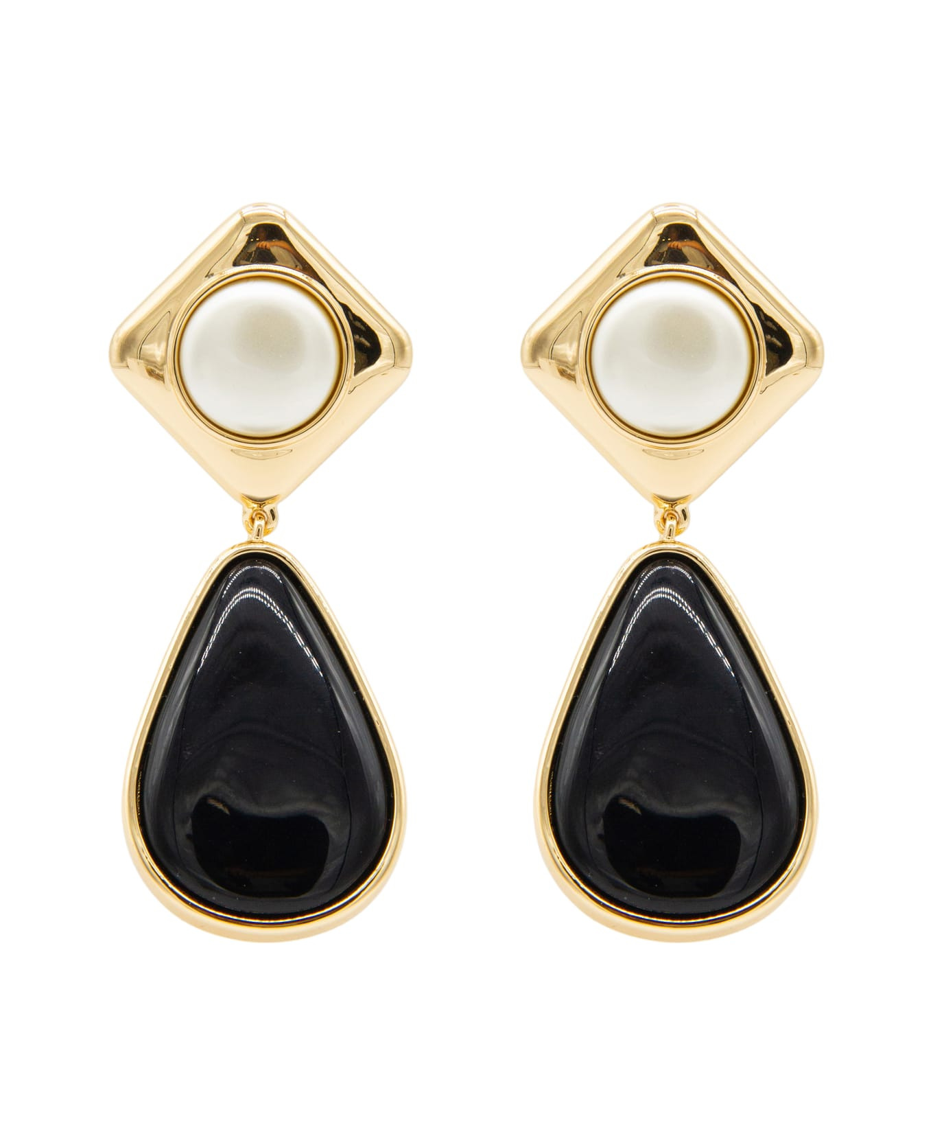 Gold Metal Earrings - 1