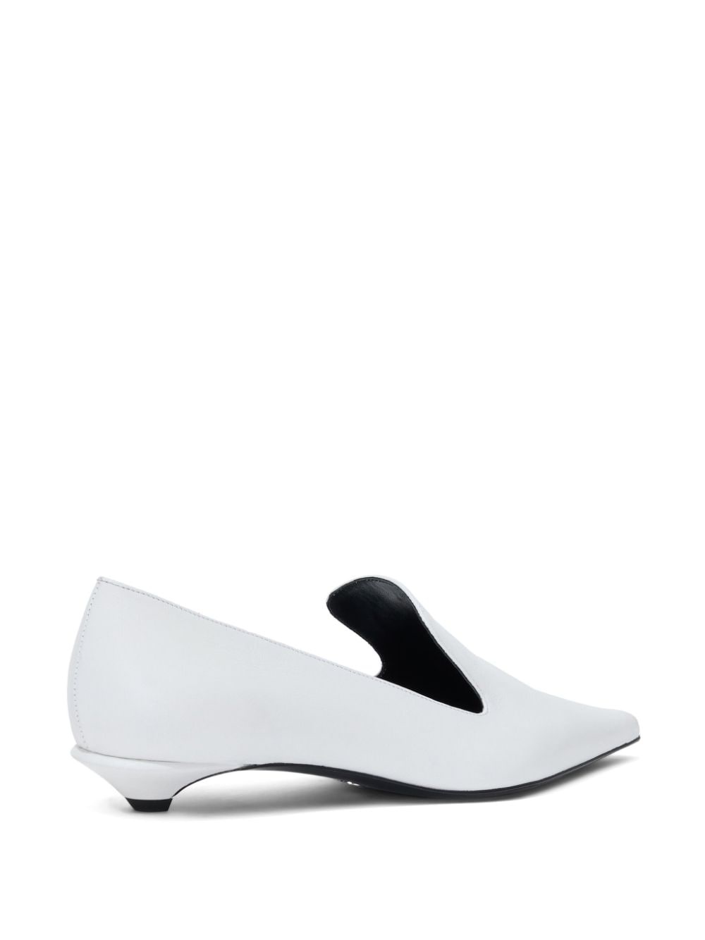 20mm point-toe leather pumps - 3