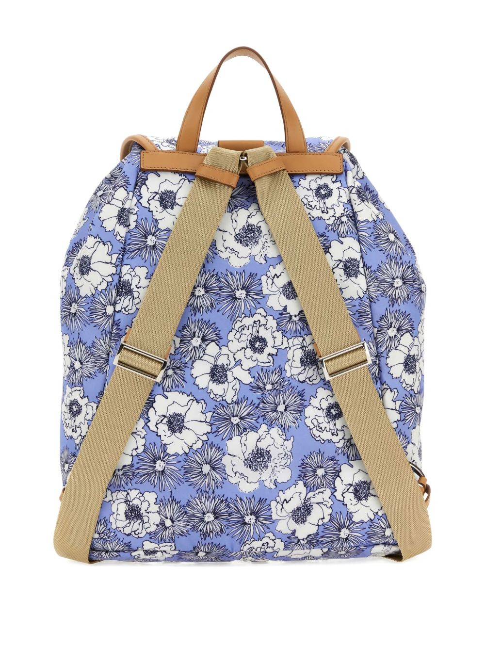 floral-print backpack - 2