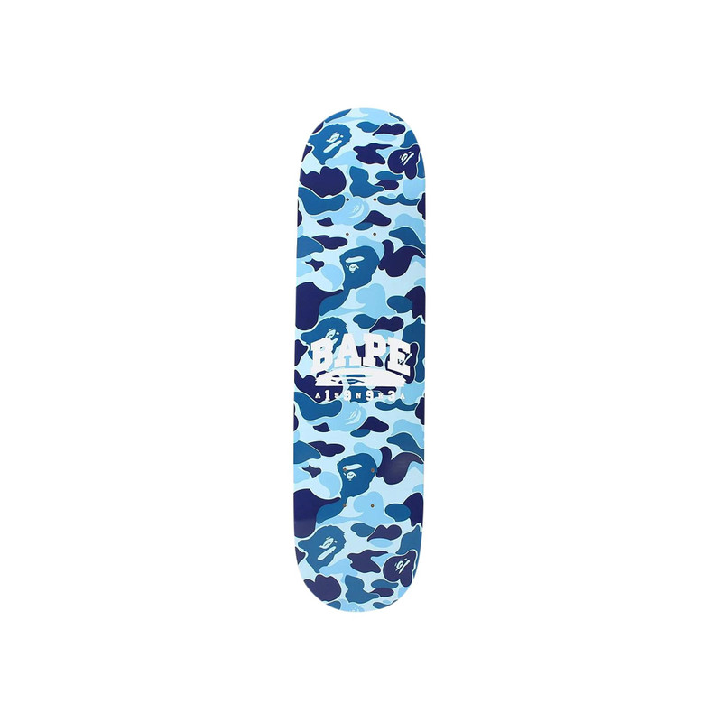 BAPE ABC Camo 스케이트보드 '블루 이름 * - 1