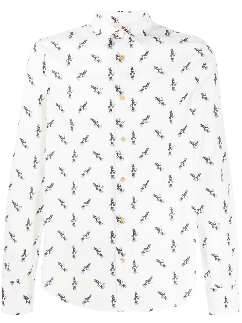 rabbit print shirt - 1