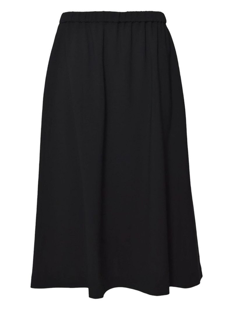 elasticated-waist midi skirt 1
