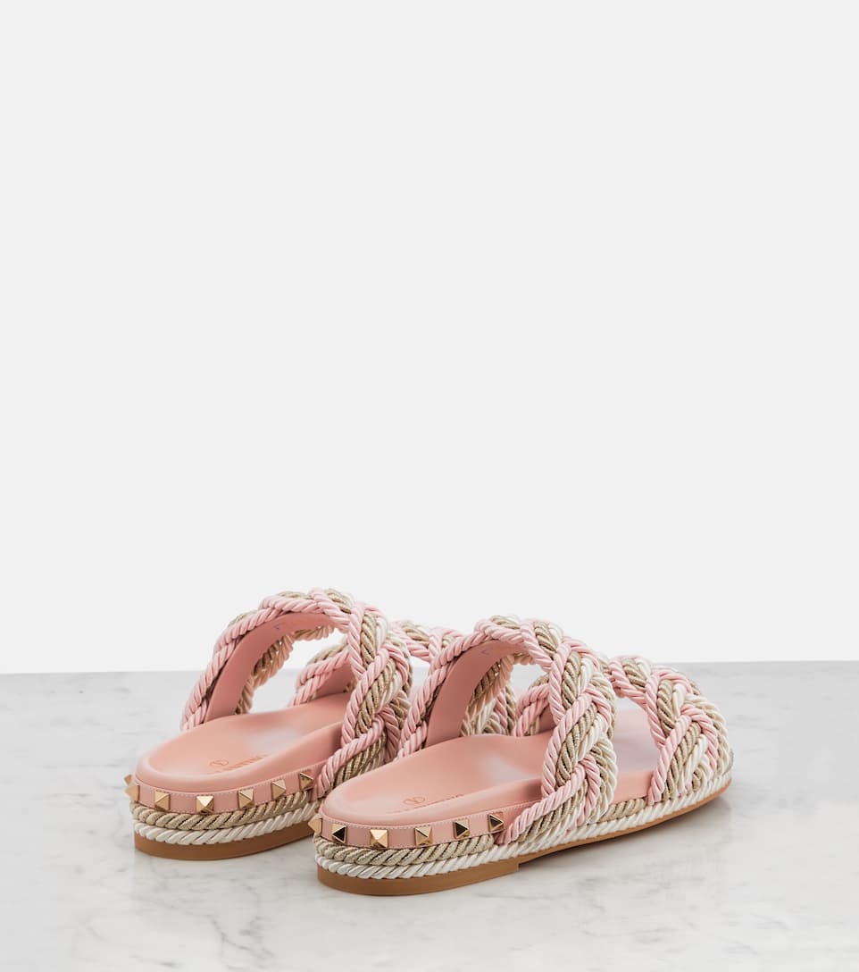 Rockstud espadrille sandals - 3