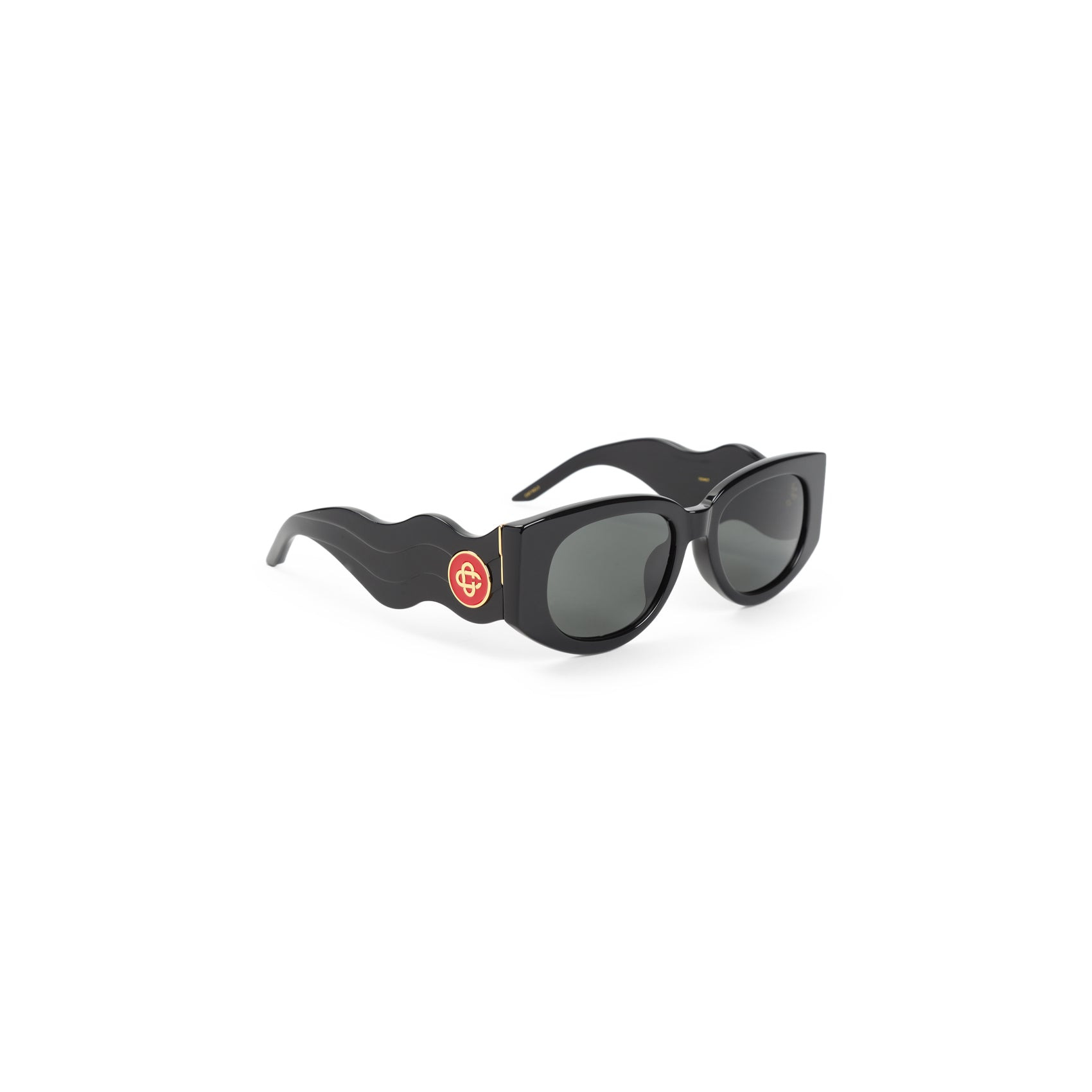 Casablanca Metal Oval Wave Sunglasses Men - 1
