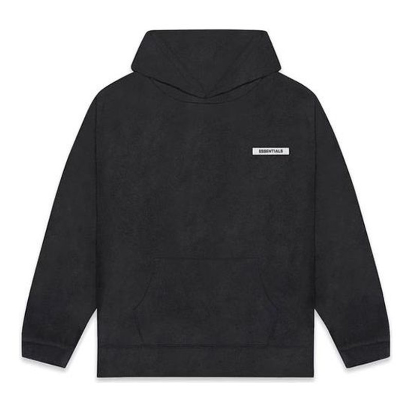 Fear of God Essentials FW20 Polar Fleece Hoodie 'Black' FOG-FW20-338 - 1