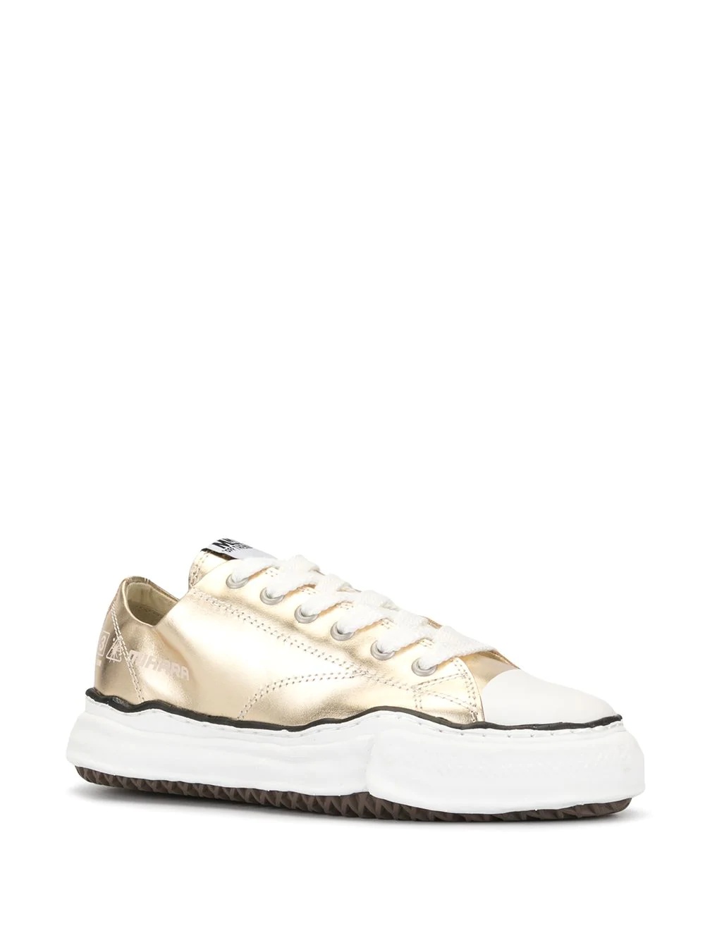 metallic style sneakers - 2