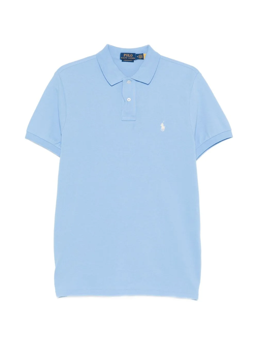 short-sleeve piqué polo shirt - 1