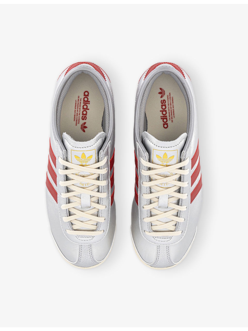 Italia 70s Metallic-Leather Low-Top Trainers - 2