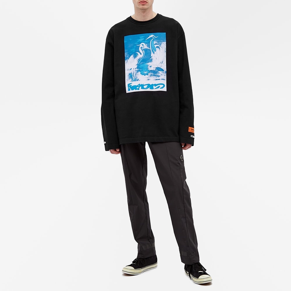 Heron Preston Long Sleeve Oversized Herons Captcha Tee - 6