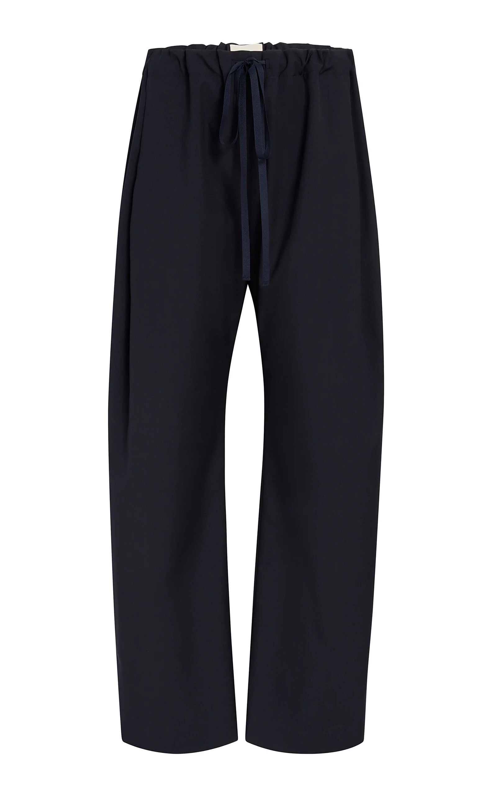 Rohen Drawstring Wool Pants navy - 1