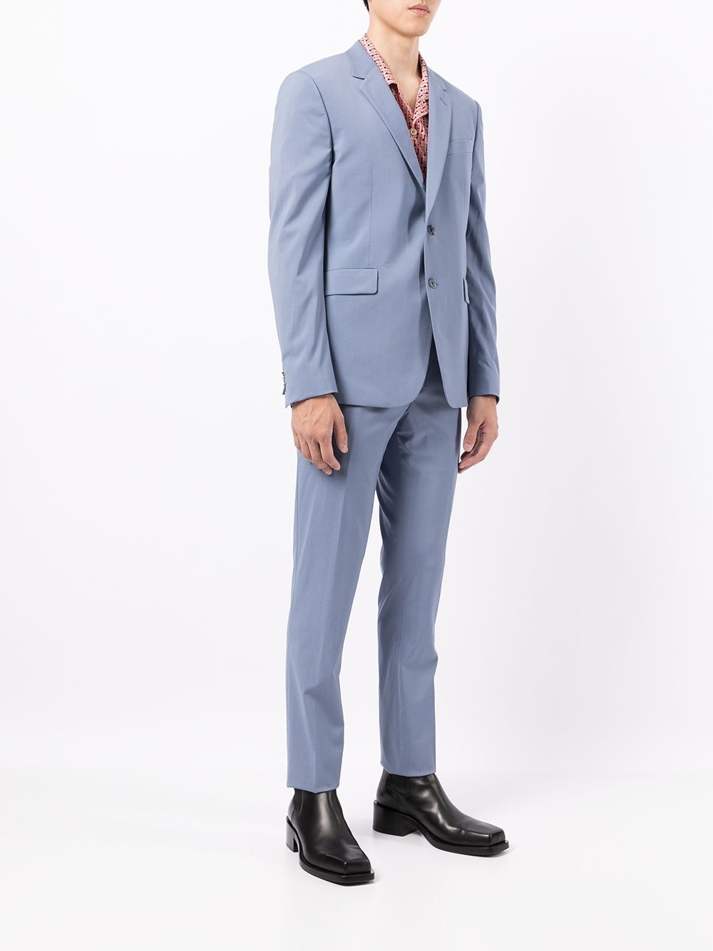 single-breasted slim-fit blazer - 3