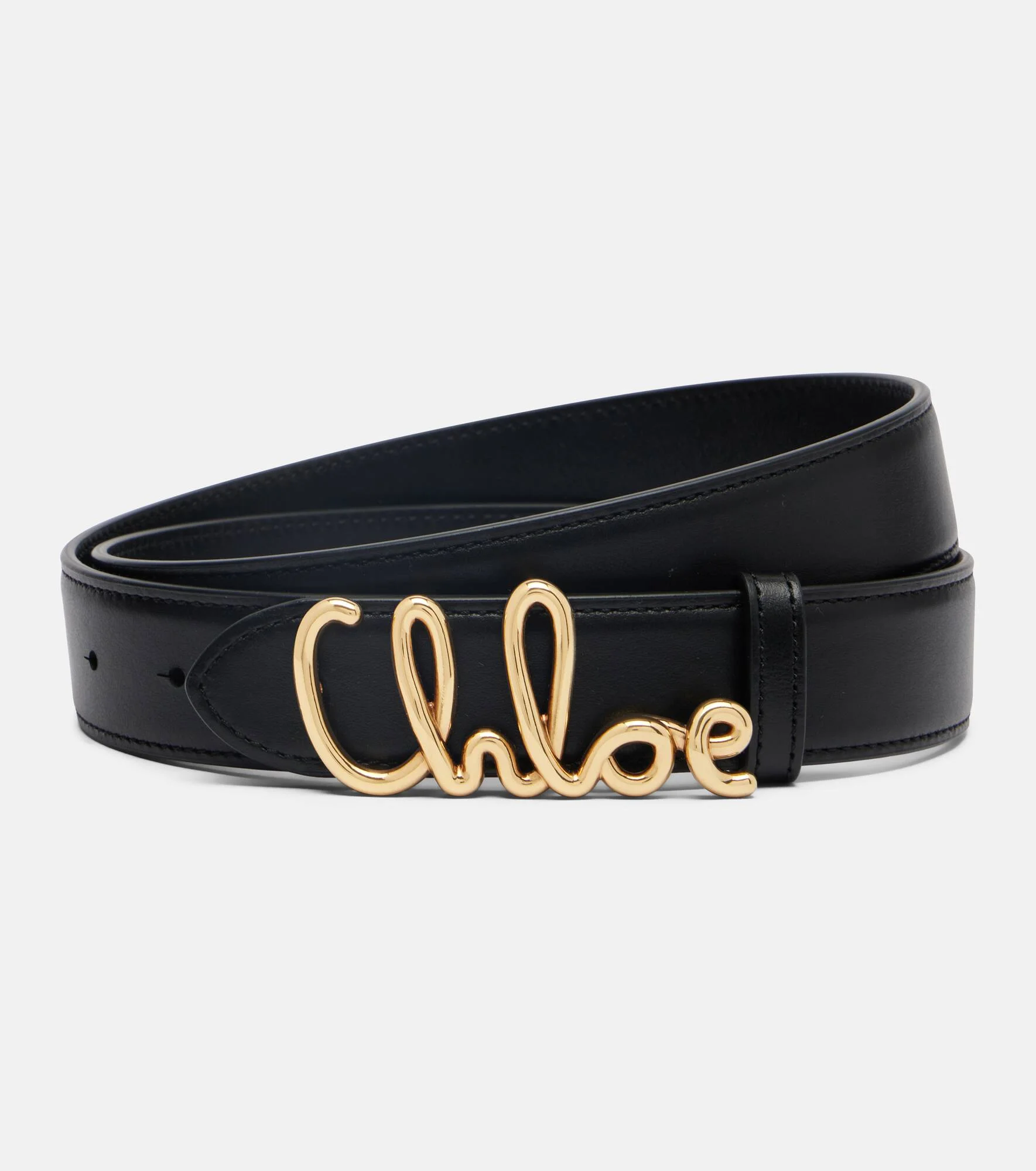 Chloé Iconic embellished leather belt - 1