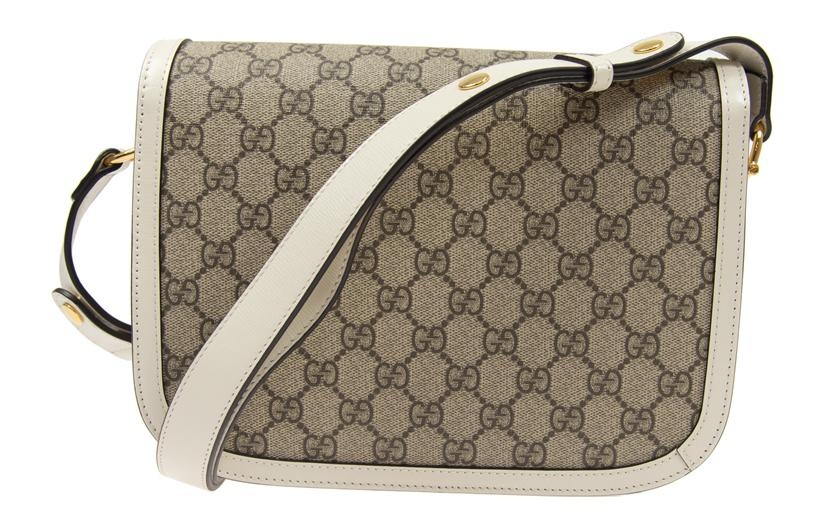 (WMNS) Gucci 1955 SeriesButton Single Shoulder Bag White 602204-92TCG-9761 - 4