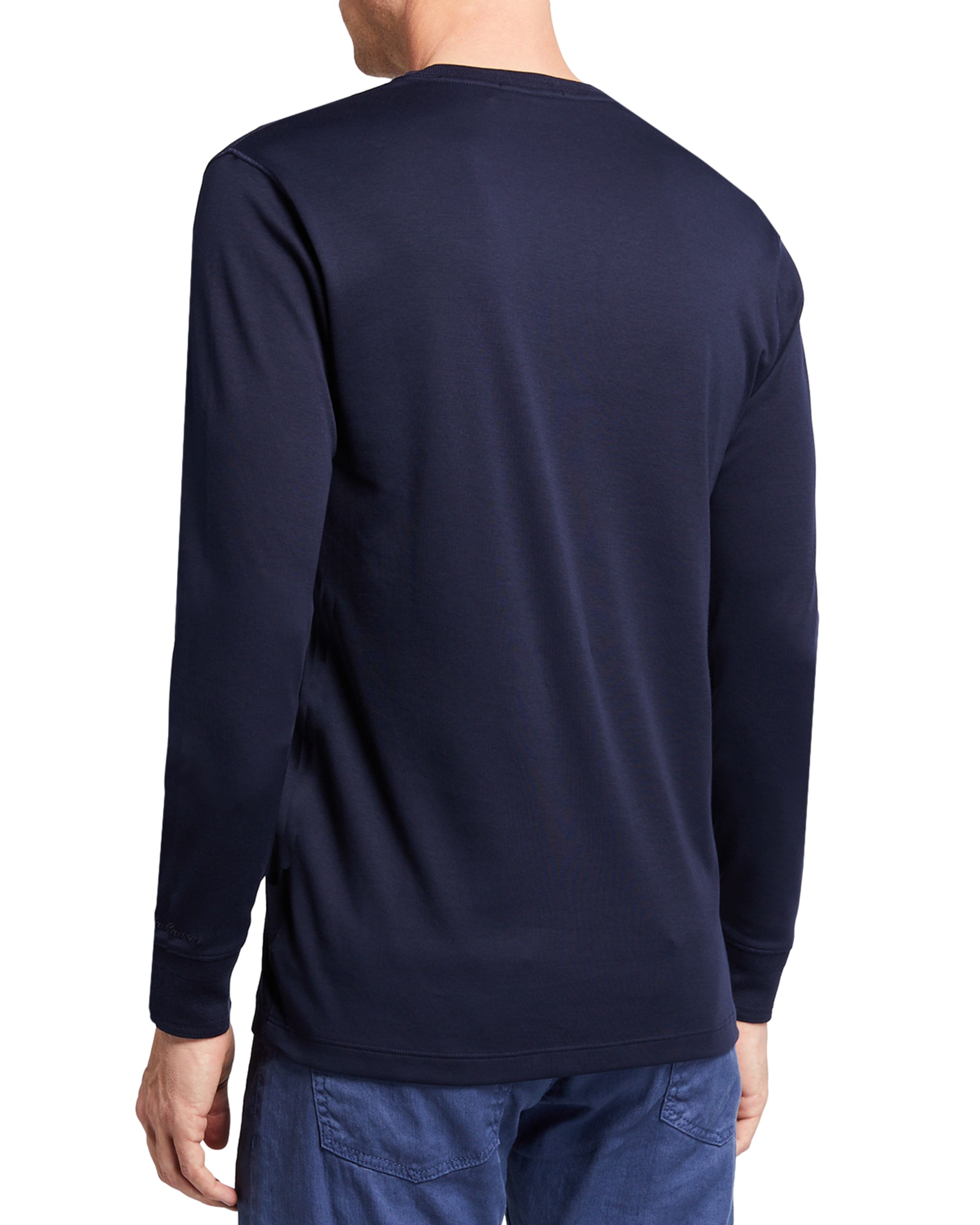 Men's Long-Sleeve Henley Shirt - 1