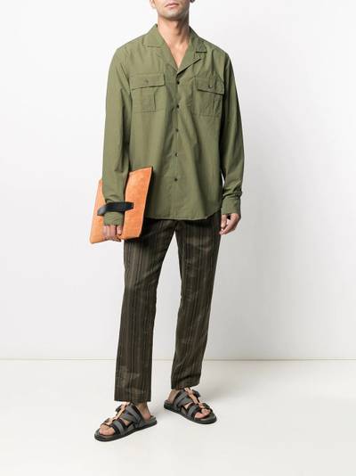 Balmain flap pocket cotton shirt outlook