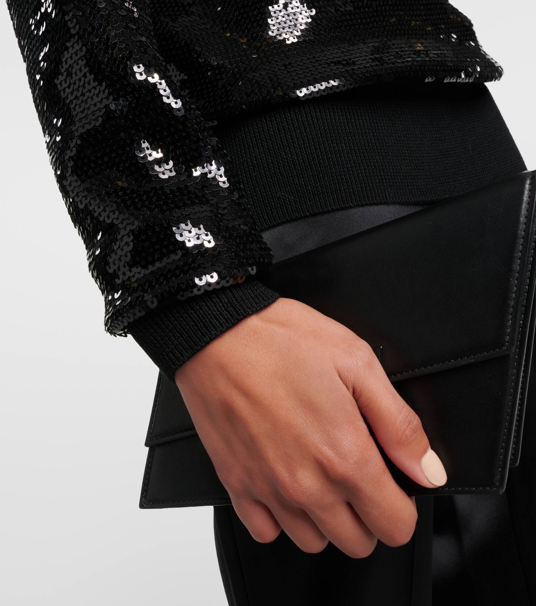 Sequined wool-blend sweater - 5