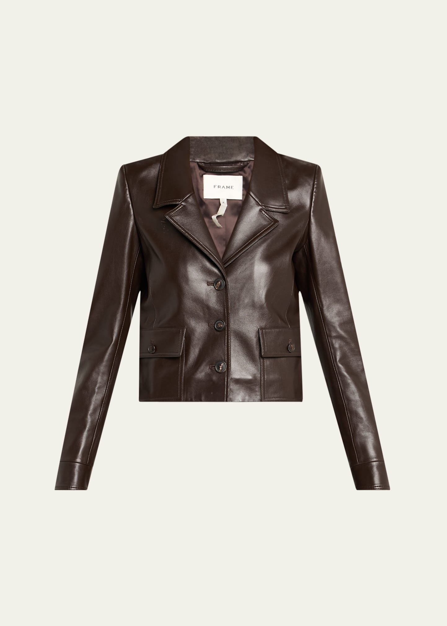 The Leather Cuffed Jacket - 1
