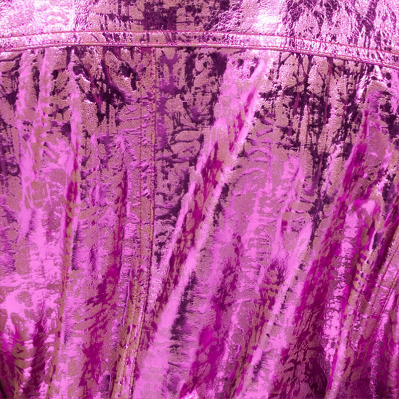 Laminated Metallic-Effect Trench Coat 5