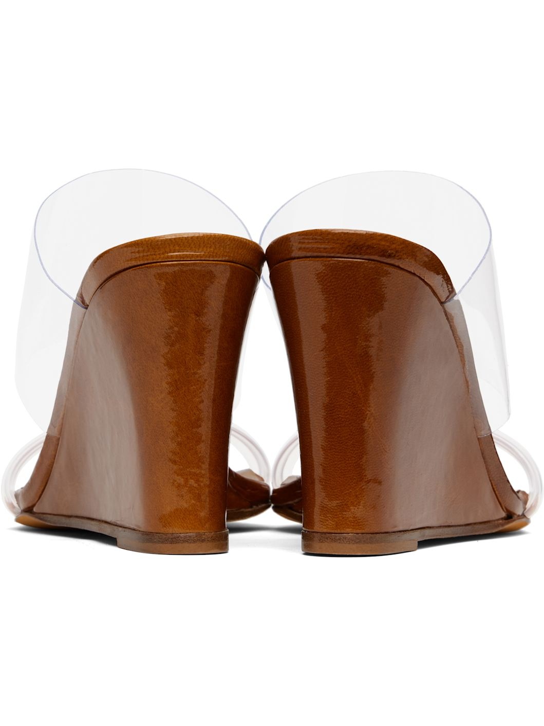 Brown Olympia Wedge Heeled Sandals - 2
