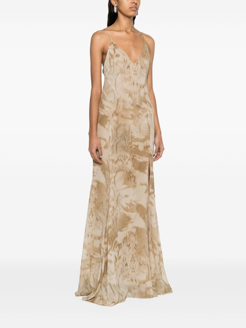 tie-dye crepe maxi dress 3