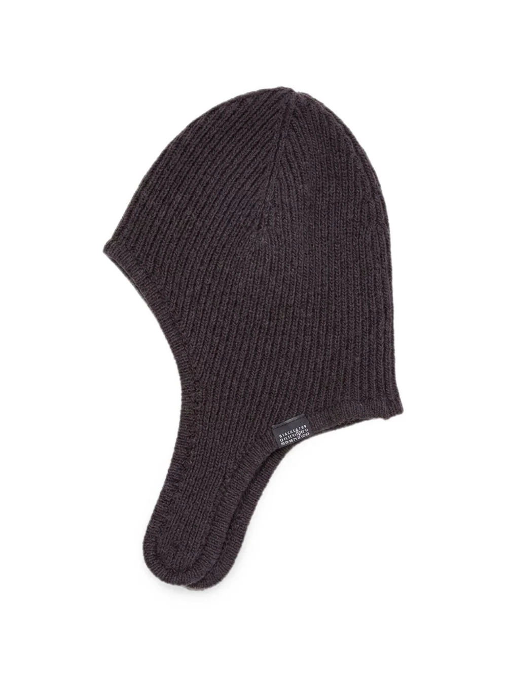 ribbed-knit beanie hat - 1