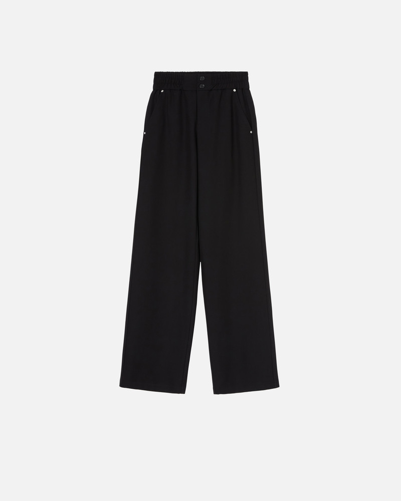 CREPE TROUSERS WITH GATHERING AT THE WAIST 1