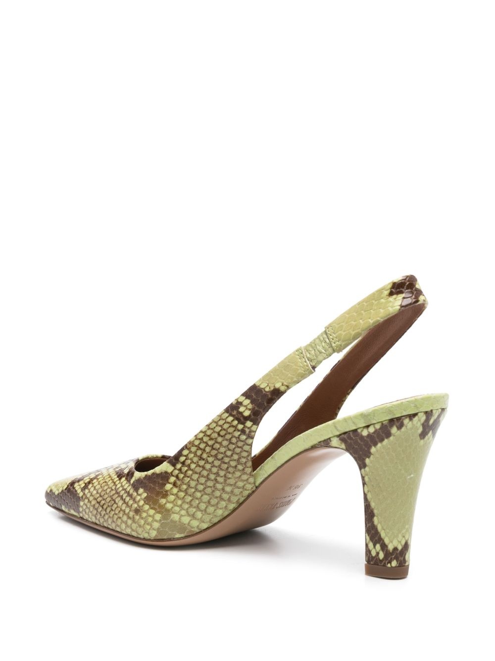 80mm leather pumps - 3