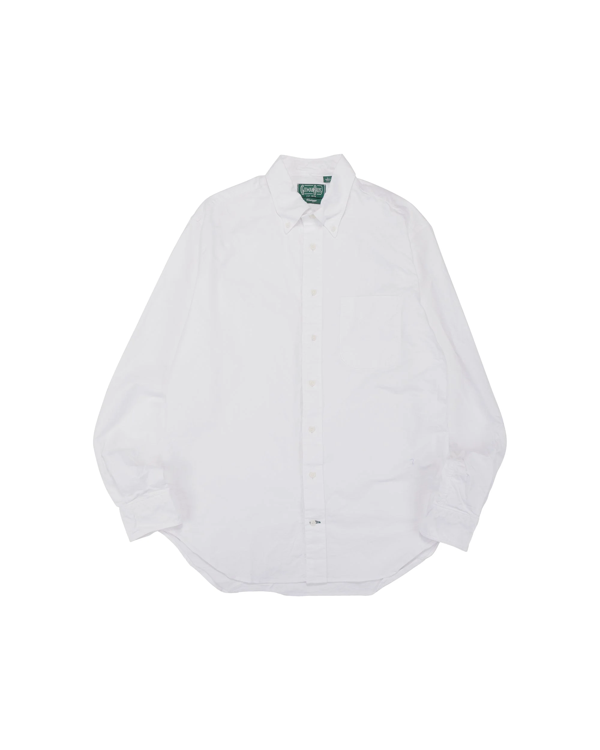 USA Woven 4.5oz White Poplin Shirt - 1
