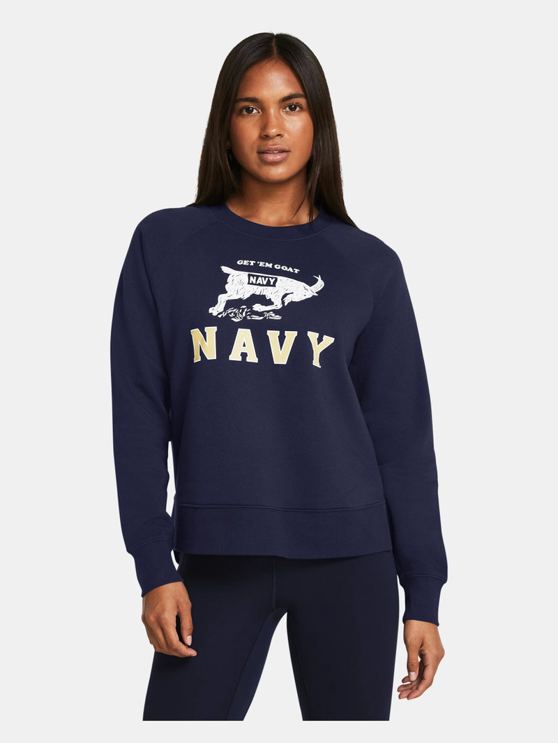 Women's UA Rival Fleece Collegiate Crew 2