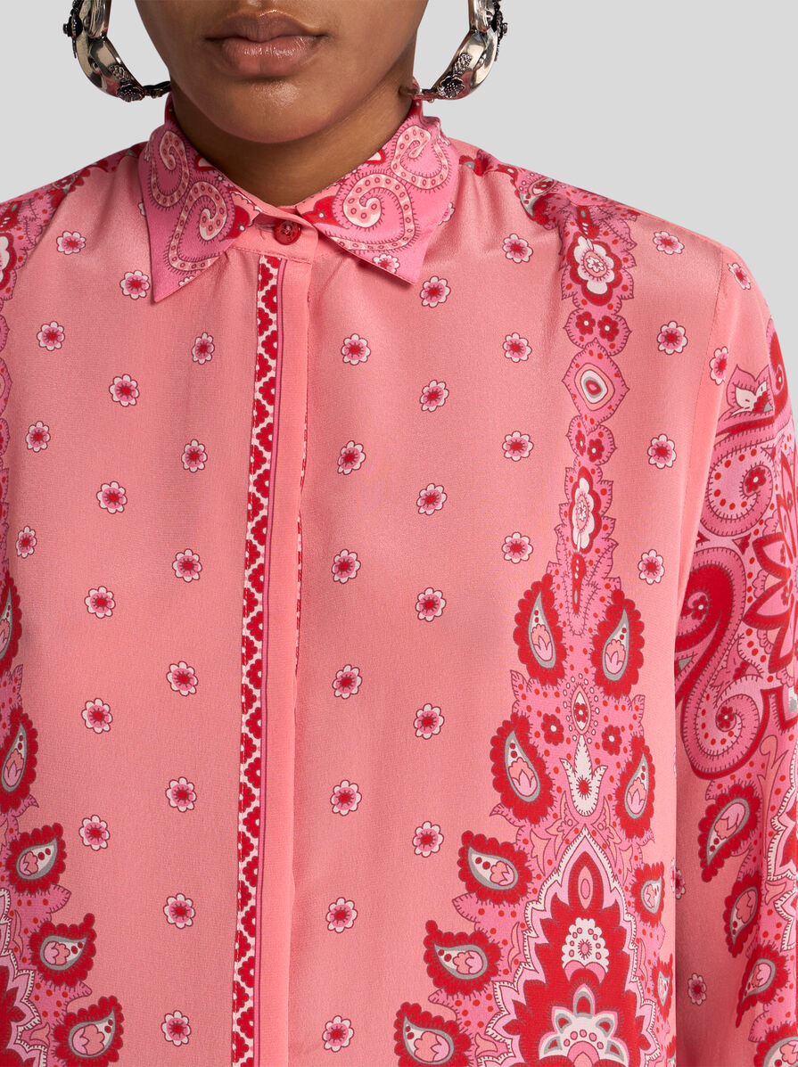 FLORAL, MEDALLION AND PAISLEY SHIRT - 3