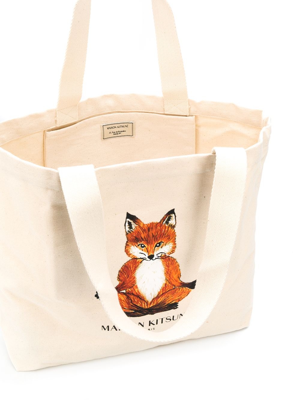 Yoga Fox canvas tote - 5