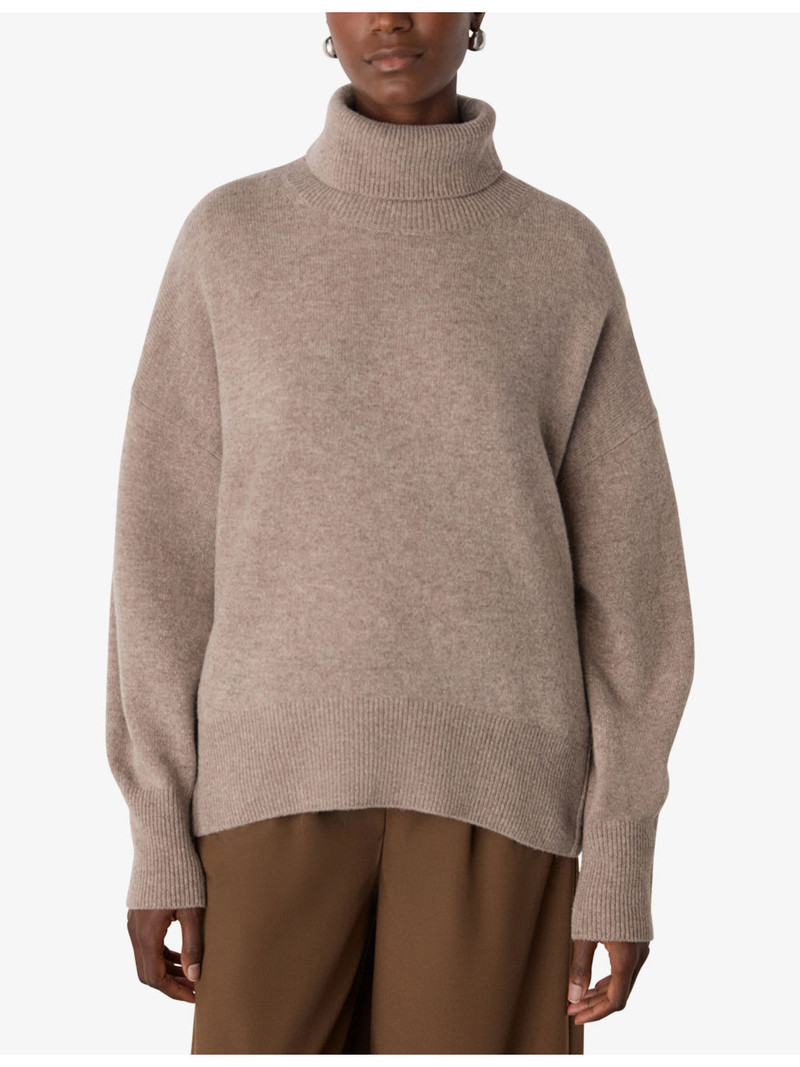 Relaxed-Fit Roll-Neck Wool Jumper 3