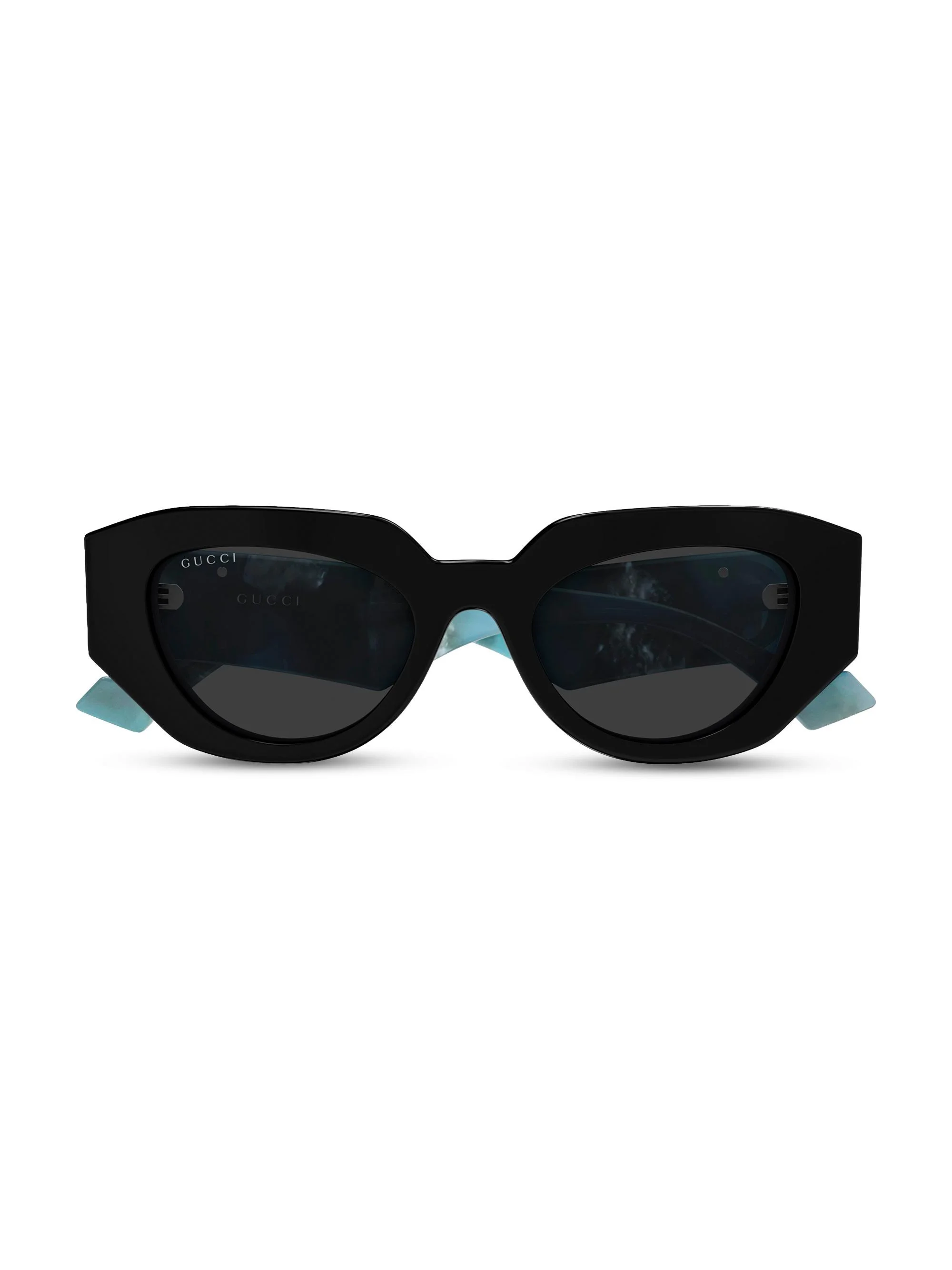Women's Gucci Generation 51MM Geometric Sunglasses - Blue Grey Black - 1