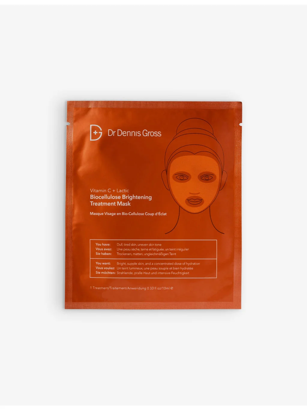 Vitamin C Lactic Biocellulose brightening treatment mask - 1