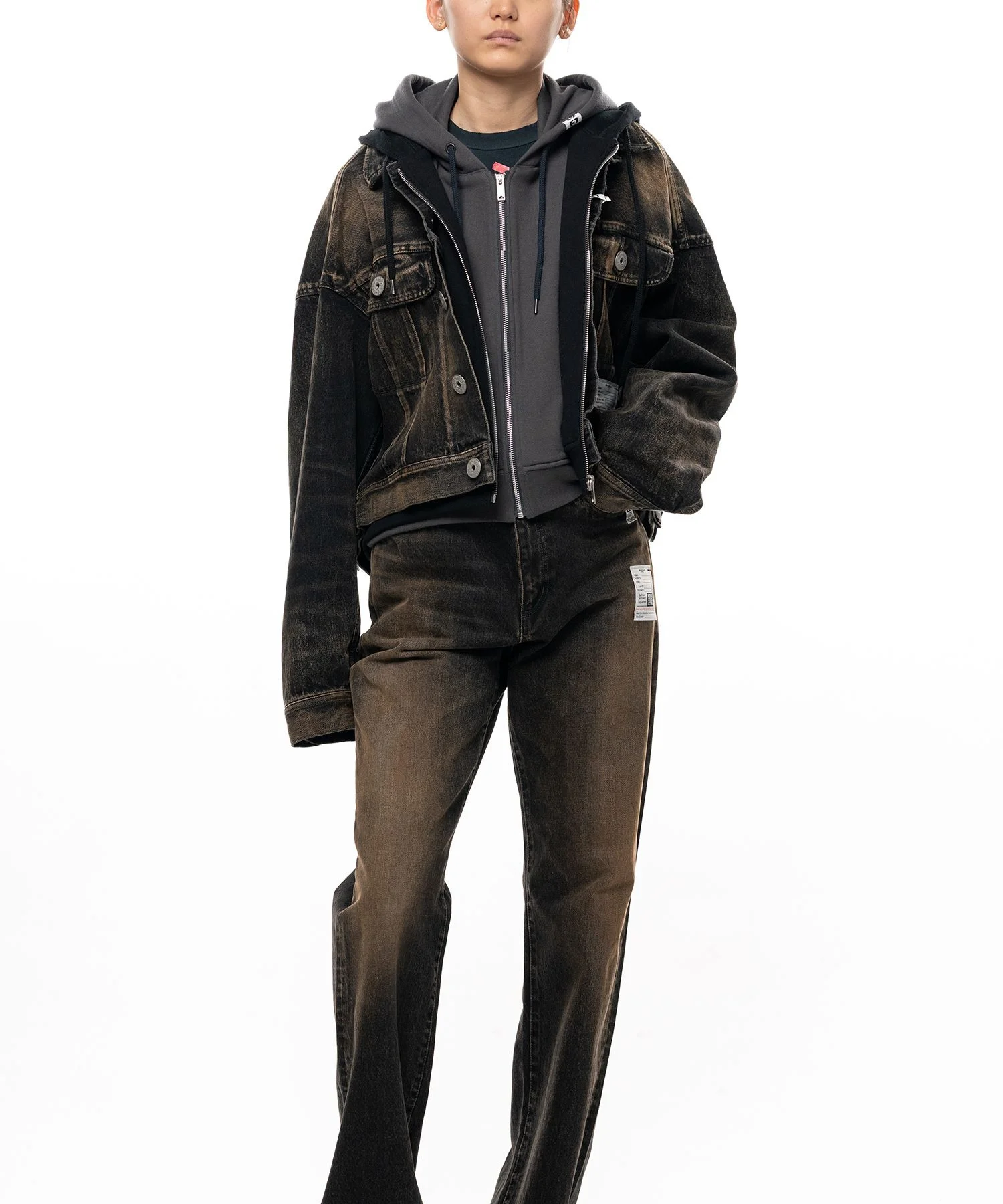 Triple Layered Denim Jacket - 1